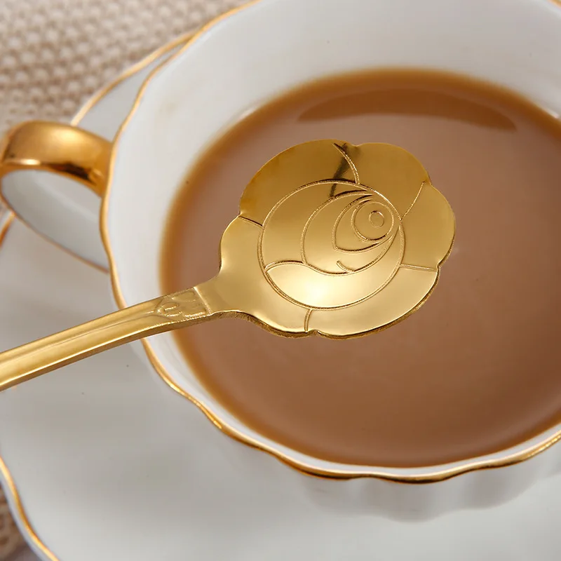 Оригинальная Фотографическая ложка для чая из нержавеющей стали|Ложки| |