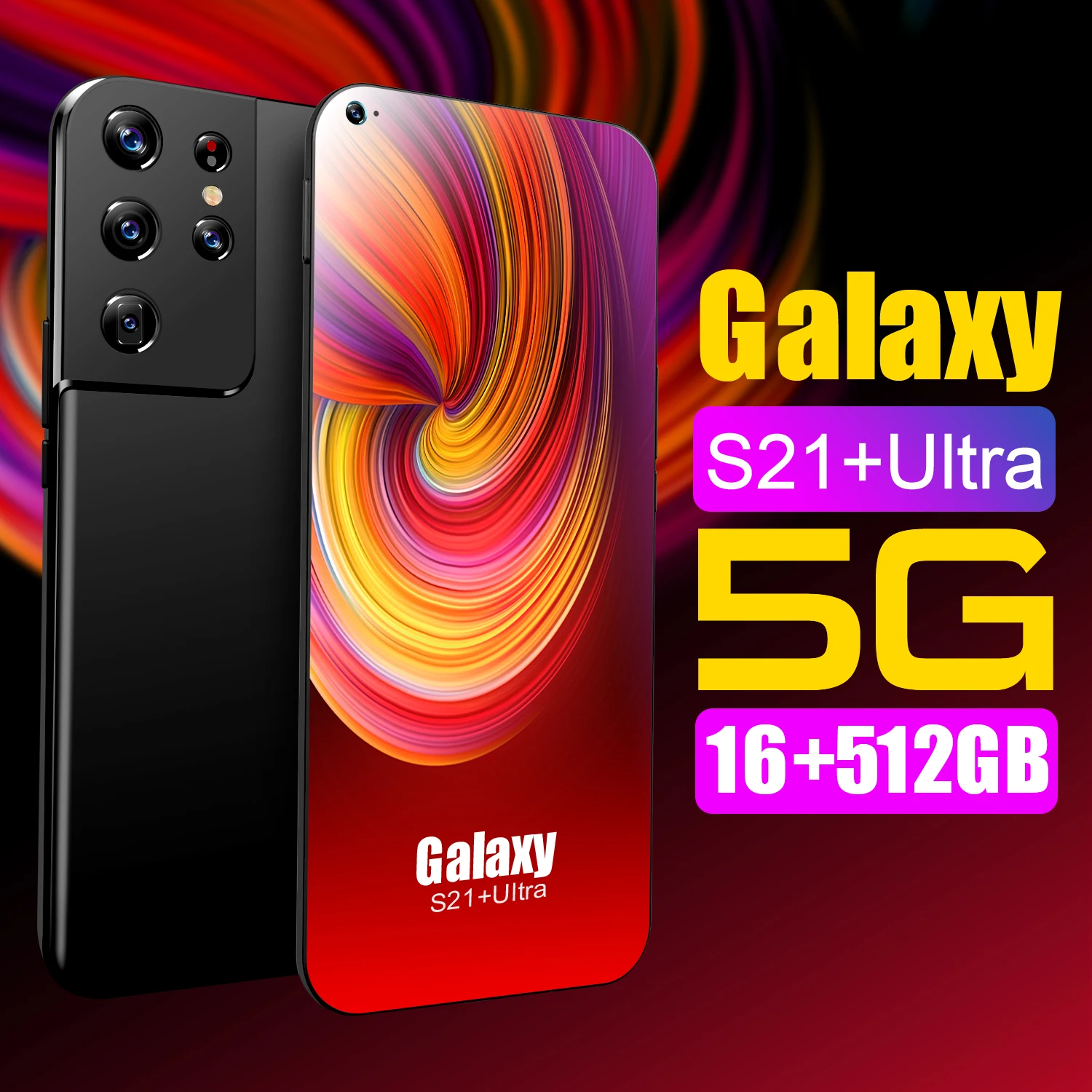 

Смартфон Galxy S21 Ultra, 7,3 дюйма, 16 + 512 ГБ, 24 + 48 МП, 6800 мАч