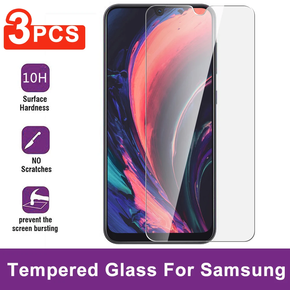 Экран протектор Стекло для samsung A80 A90 A20S A70 A9 A30S A40S закаленная пленка на M10 A10 A20e A40 A6 A7