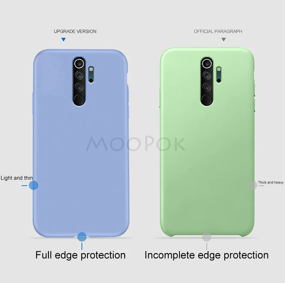 Жидкий силиконовый чехол Moopok для Xiaomi mi 9 SE 8 A2 Lite mi 5X 6X A1 Тонкий мягкий чехол s Red mi Note 7 8 Pro Red mi 6 6A 7 7A 8A