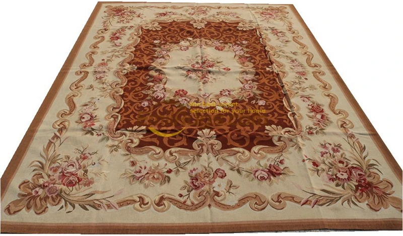 Ручные трикотажные ковры для гостиной Aubusson шерстяные вязаные ковры|Ковер| |