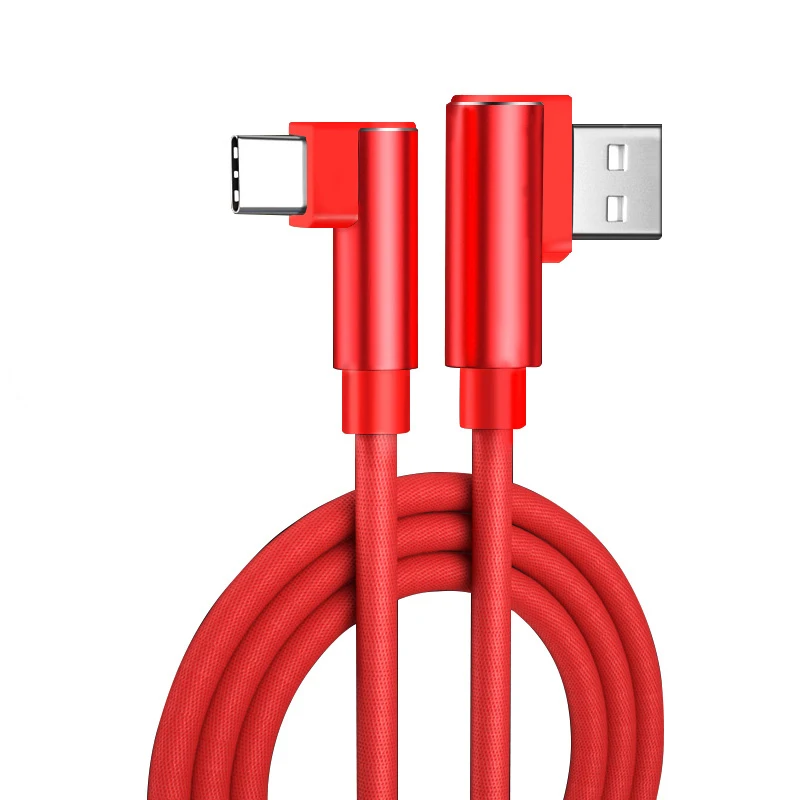 1 м 2 м 3M usb type C 90 градусов USB C кабель для samsung Galaxy huawei Honor XiaoMi RedMi USB C кабель передачи данных для быстрой зарядки 3,0 3,1