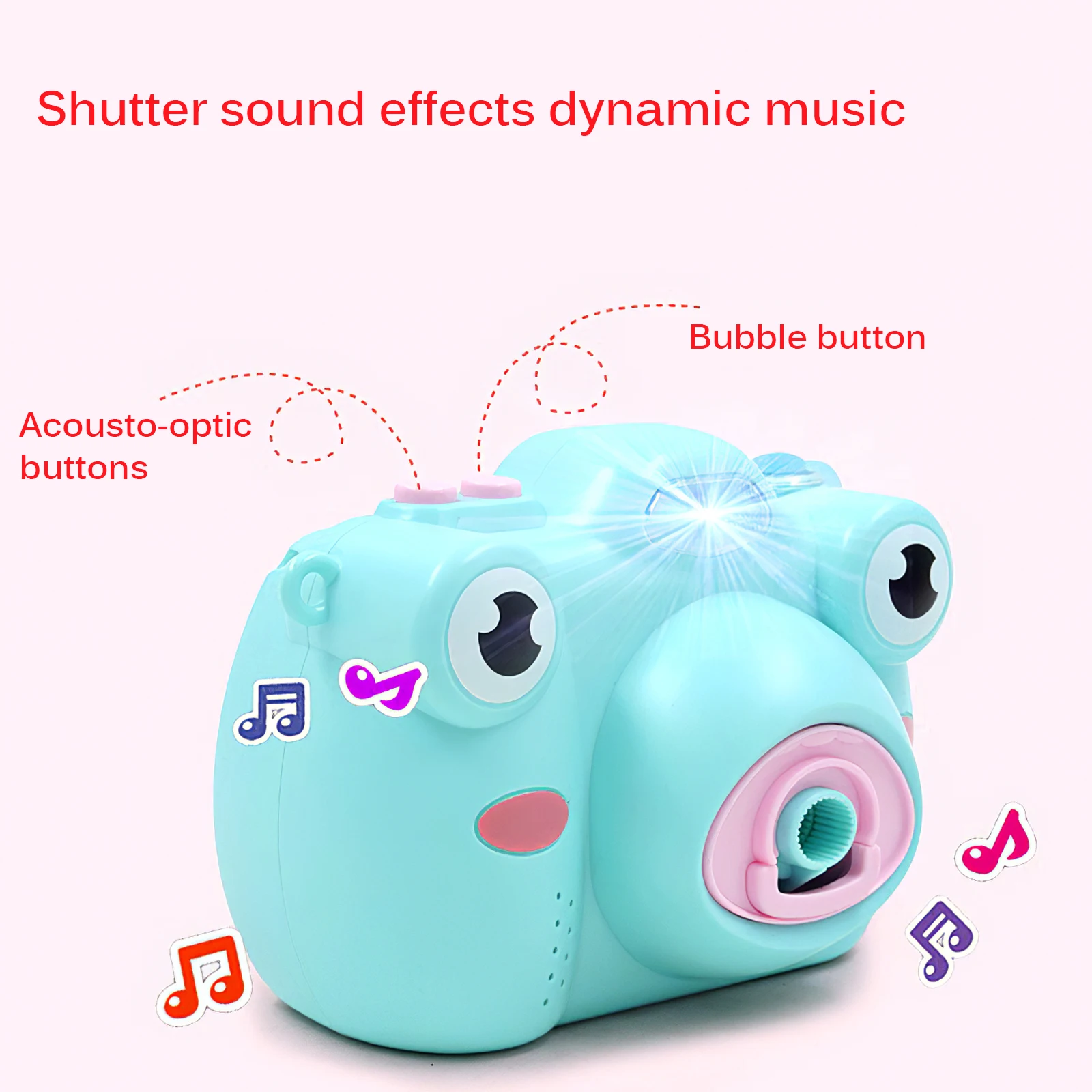

Automatic Bubble Camera Machine Buble Maker Electric Bubble Blowing Toy For Children Cartoon Sound And Light Bubble Camera Toys
