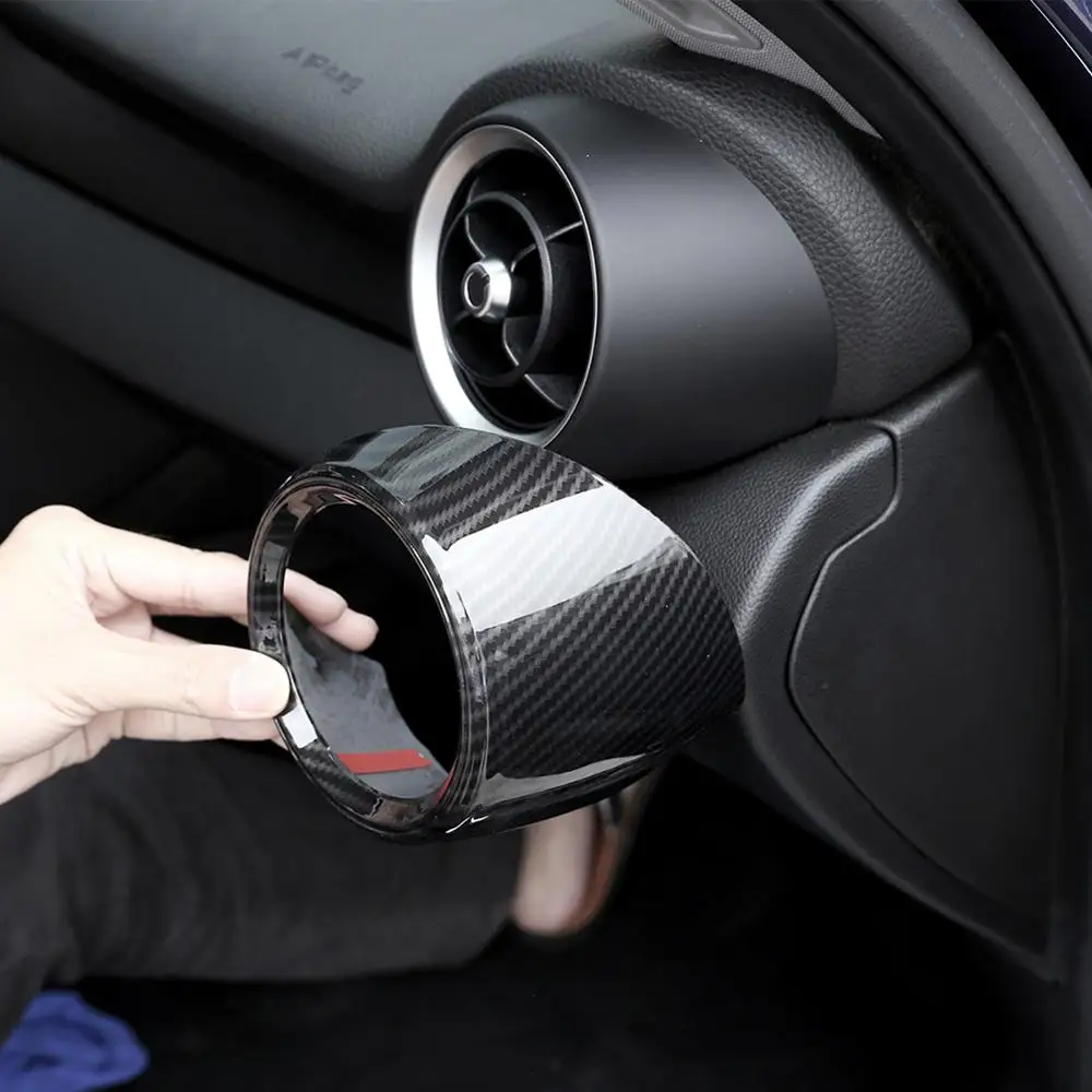 Стильная крышка из углеродного волокна для Alfa Romeo Giulia 2017-2018 ABS передняя и задняя