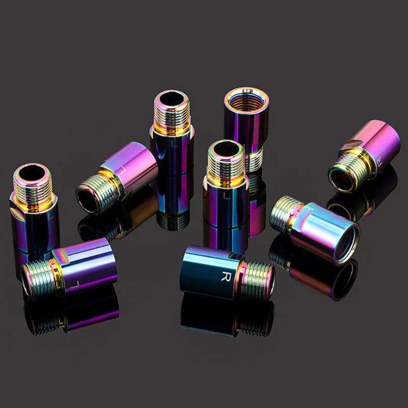 

A5KC 1 Pair Chrome-molybdenum Steel Bike Pedal Axle Extenders Cycling Mountain MTB Bicycle Pedal Extension Shaft Screws Bolts