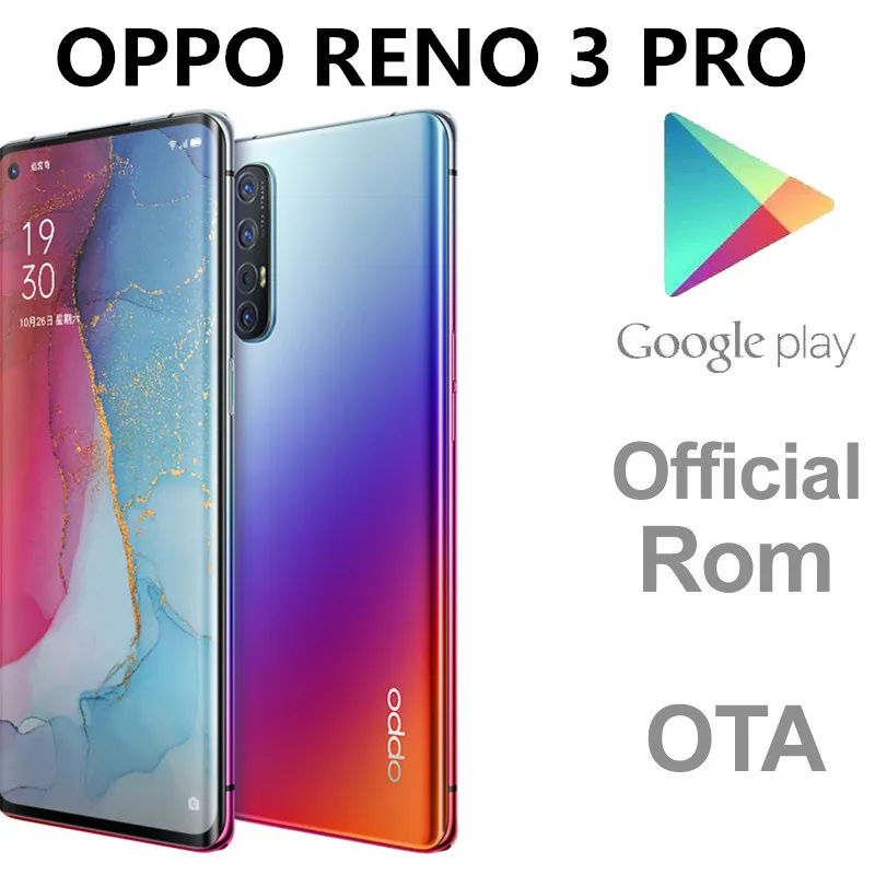 Быстрая доставка DHL Oppo Рино 3 Pro 5G смартфон Экран отпечатков пальцев 5 камеры 6 &quot90