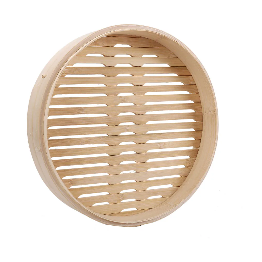 

Bamboo Steamer Cooker Basket Weaving With Cover Set Kitchen Tools Cooking Steam For Dumpling Vegetable Sum Snack Egg Rice Fish