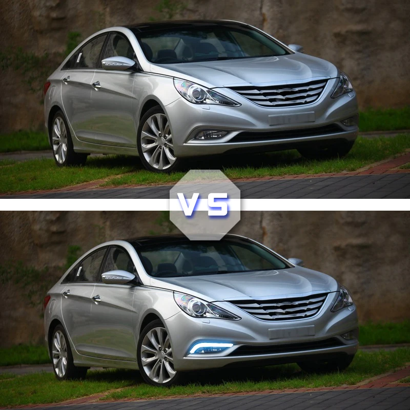 Дневные ходовые огни DRL 12 В желтые поворотные сигнальные для 2011-2013 Hyundai SONATA
