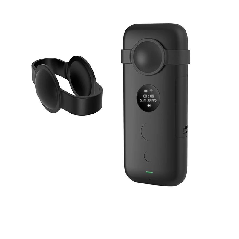Силиконовый чехол Защитная крышка с крышкой объектива для Insta360 One X панорамная