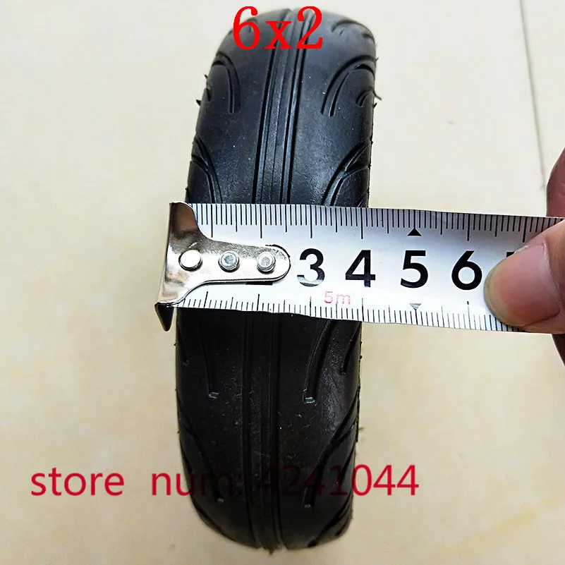 6X2 электрический скутер твердые шины колеса 6 дюймов ступицы для электрического