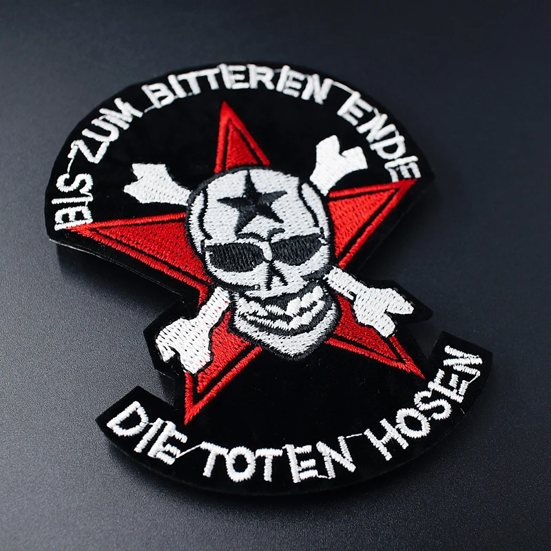 SKULL (Size:8.5x10.5cm) Patch Badges Embroidered Applique Sewing Clothes Stickers Garment Apparel Accessories | Дом и сад