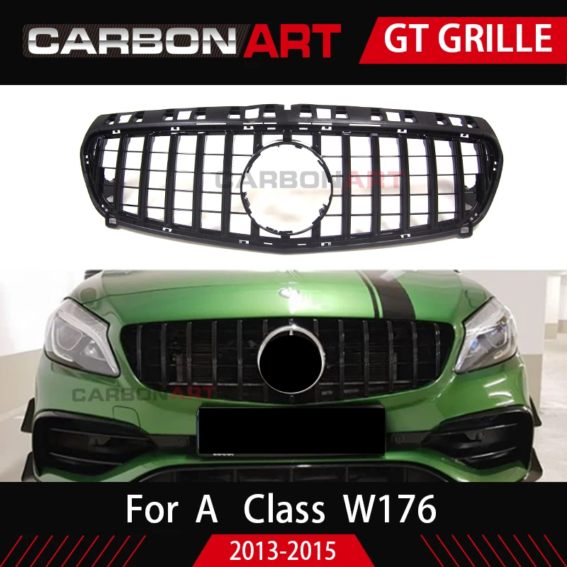 2013-2015 год W176 GT Передняя решетка для mercede A класс w176 A180 A200 A260 A45 Автозапчасти тюнинга