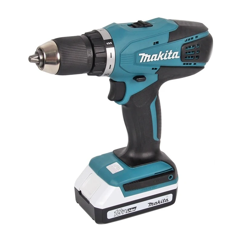 Дрель шуруповерт аккумуляторная Makita DF457DWE (Напряжение аккумулятора 18 В емкость 1300