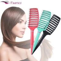hair brush hair scalp massage comb 9 row detangling hair brush rat tail comb styling hairbrush straight curly wet hair brush