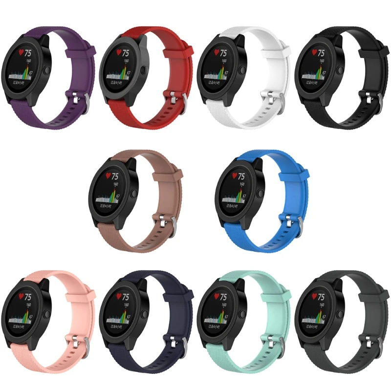 

Силиконовый сменный ремешок для часов Garmin Vivoactive 3 Vivomove HR