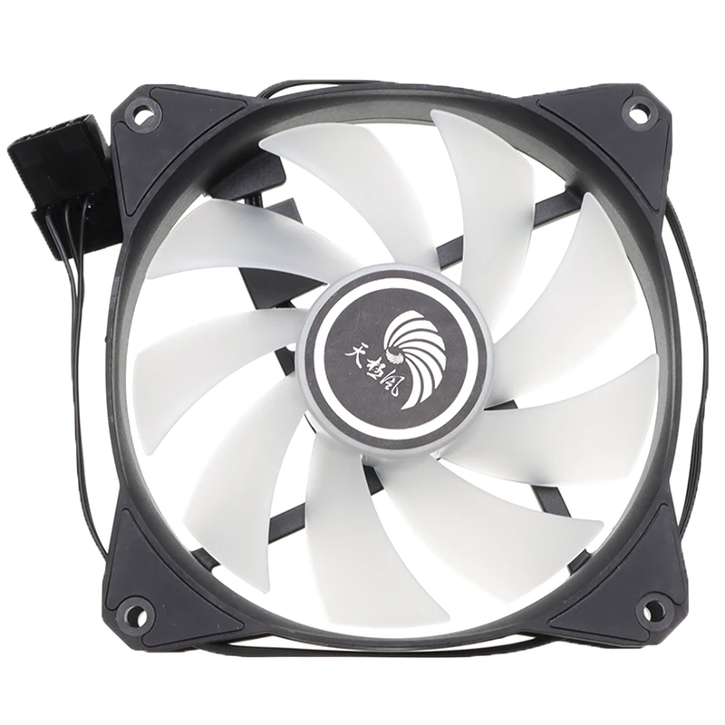 

RGB/ARGB 12V Single halo 4 Pin 120mm Computer Case Fan Silent Fan CPU Cooling RGB Quiet PC Cooler Fan Case Fans Adjust Fan Speed