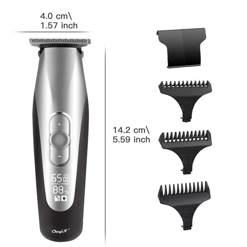 

Usb Rechargeable 2 In 1 Hair Cut Lcd Display Beard Trimmer Electric Men Hair Cutting Machine Barber T-Outliner Cutting Clipper