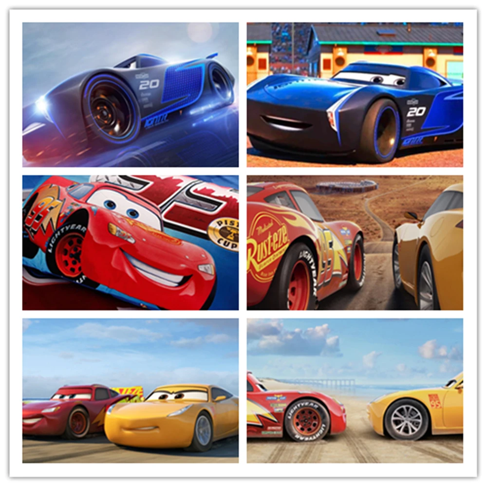 

Картина из мультфильма «Автомобиль», Классическая картина из мультфильма Disney, алмазная вышивка, стразы, мозаика, домашний декор