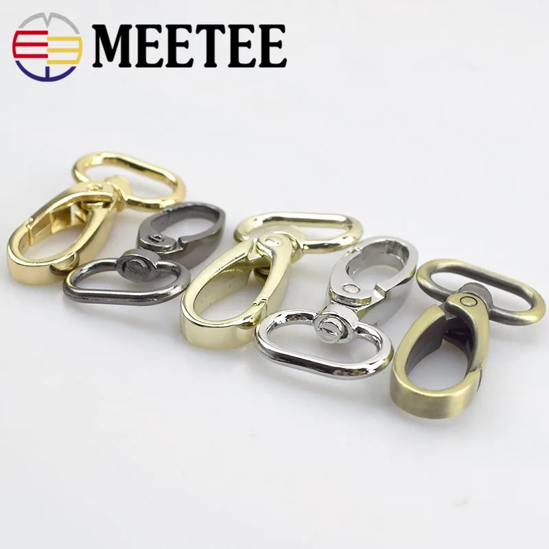 Meetee металлические сумки 19 мм с металлической пряжкой аксессуары для багажа