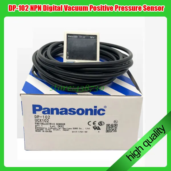 0 1 новый оригинальный цифровой Вакуумный датчик положительного давления DP-102 NPN-14