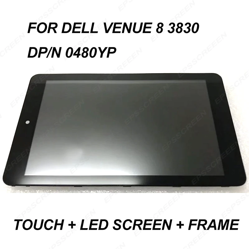 8 дюймовая Замена для Dell VENUE 3830 0480YP 0338RT 082n44жк Сенсорная панель дигитайзер Рамка