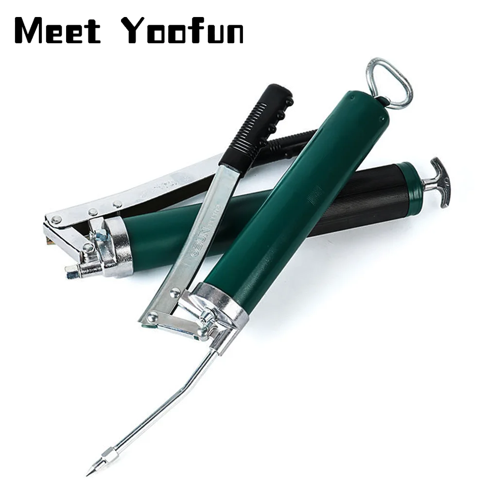 

Heavy Duty Grease Gun Pistol Grip 400cc 600cc Grease Syringe Lubrication Gun for SUV Truck Excavator Auto Repair