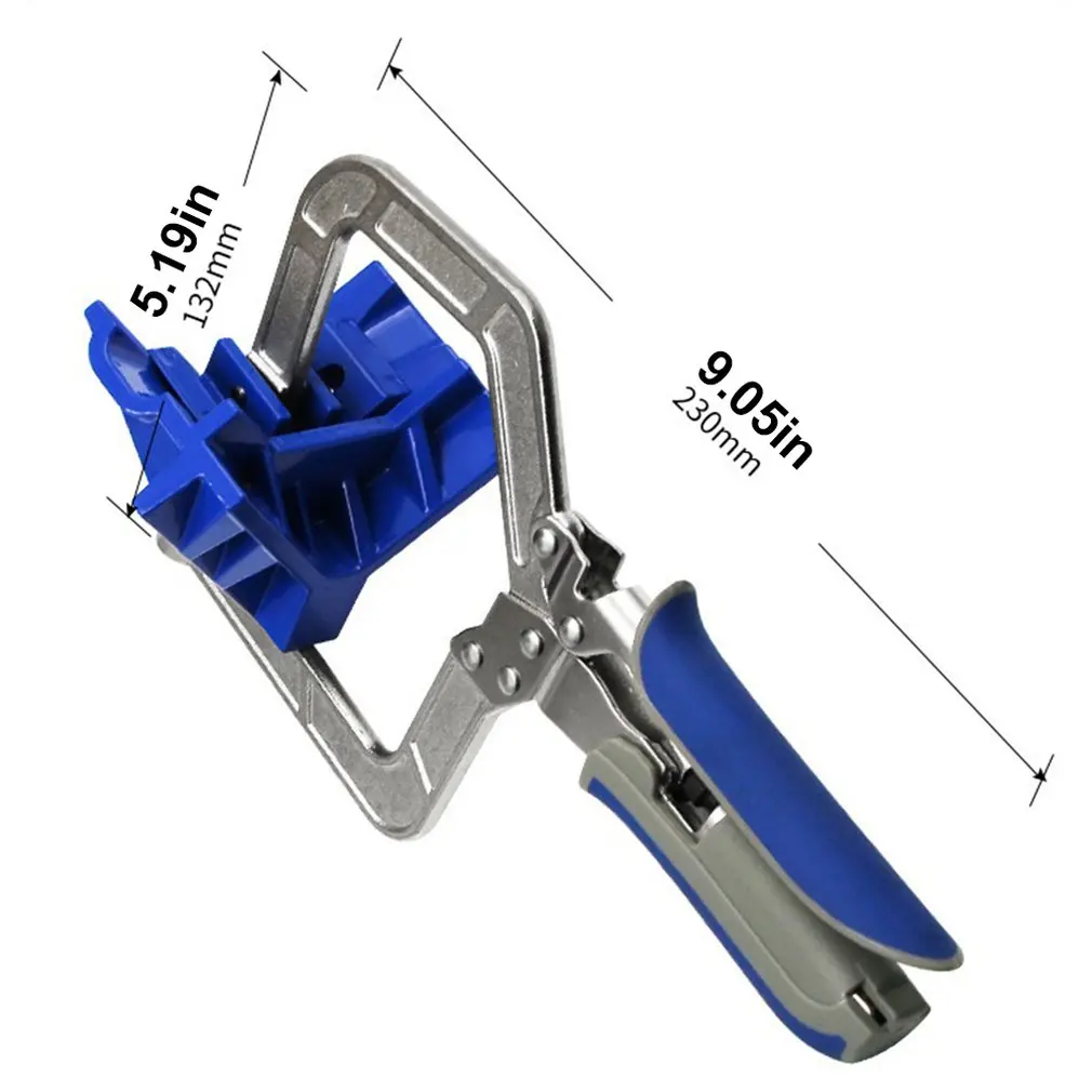 

1 pcs 90 Right Angle Clamp Multifunctional Angle Fixed Hole Punch Woodworking Right Angle Fixing Tool
