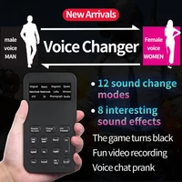 we v 45 live sound changes 12 different voice changes mini sound card one key voice recording game for online dating