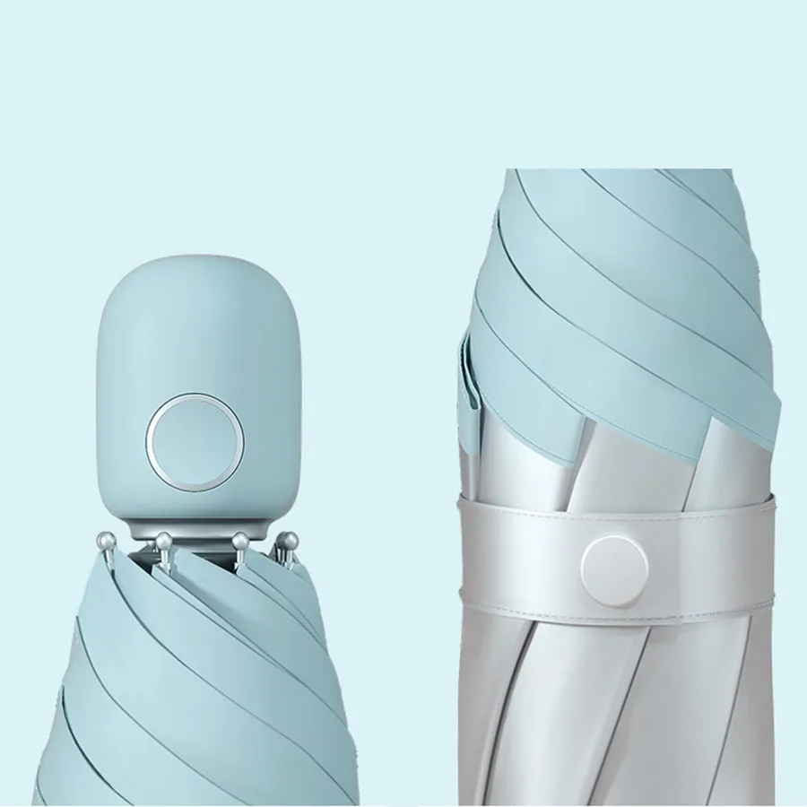 Зонт ZUODU для женщин с УФ-защитой автоматический мини карманный маленький