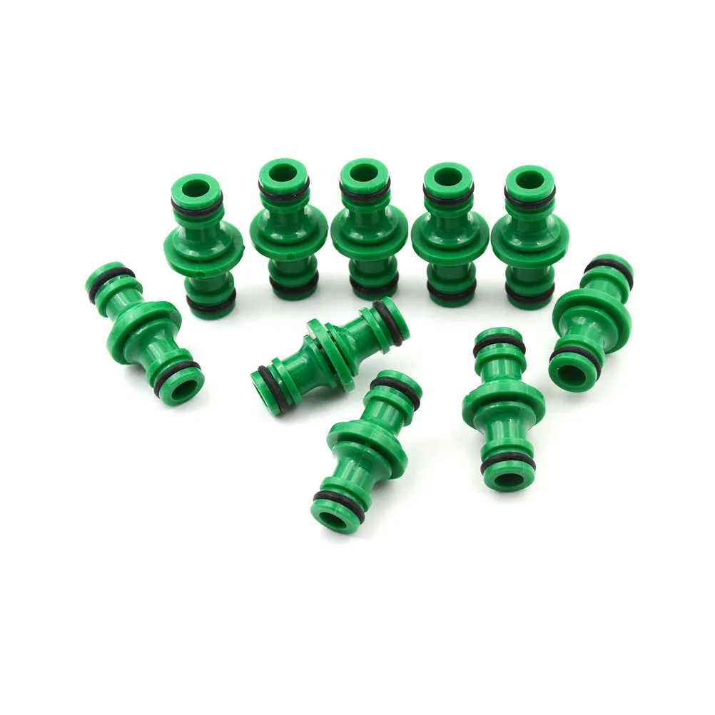 Conector de manguera de agua, 5 piezas, 1/2, conectores r&aacute;pidos, grifo de jard&iacute;n, herramienta de uni&oacute;n, feliz-1