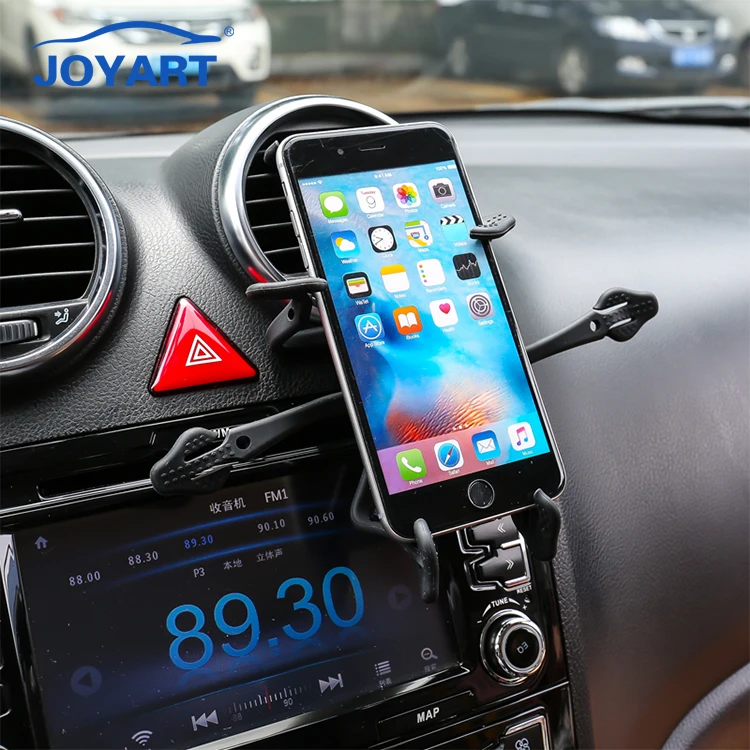 Автомобильный держатель телефона на вентиляции новый силиконовый гибкий