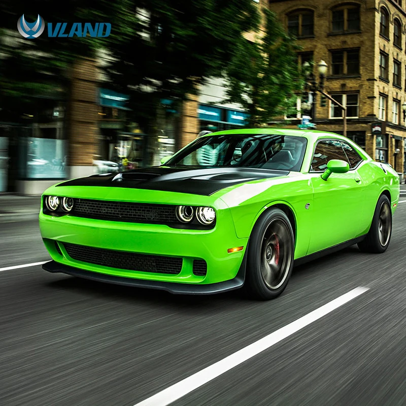 

Vland Factory Car Accessories Head Lamp for Dodge Challenger 2015-up LED Head light plug and play design
