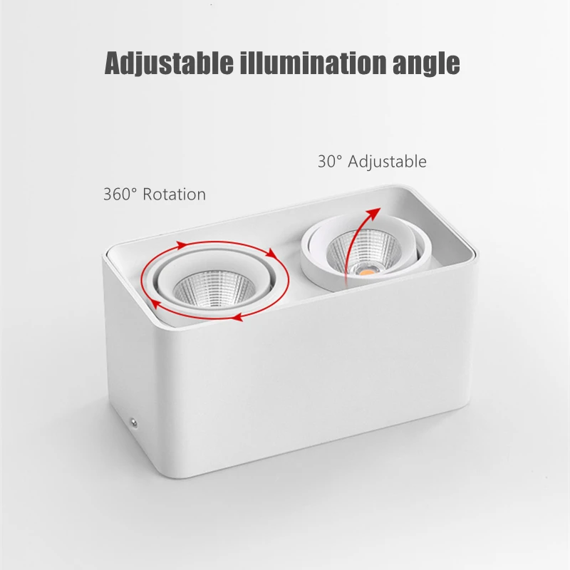 Квадратный светодиодный потолочный светильник с регулируемой яркостью точечный