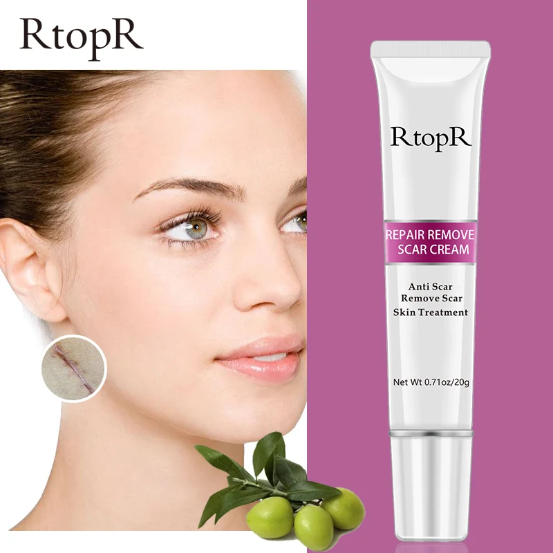 

RtopR Acne Scar Stretch Marks Remover Cream Skin Repair Face Cream Acne Spots Acne Treatment Blackhead Whitening Cream Skin Care