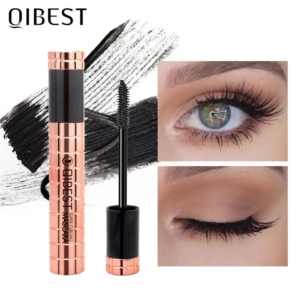 Тушь QIBEST для ресниц пушистая объемная водостойкая косметика удлинения и завивки