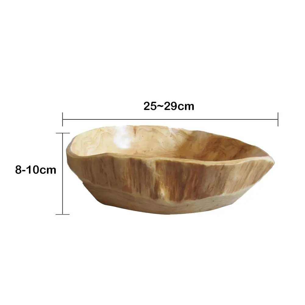 Инновационная резьба по корню для домашнего хранения фруктовая тарелка