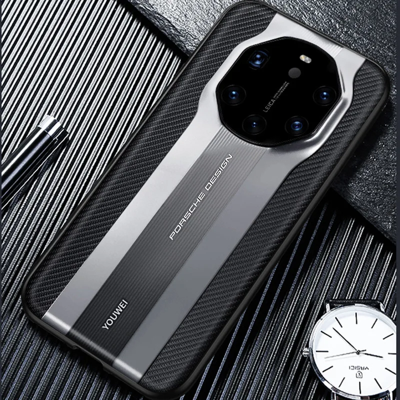 for huawei mate 40 rs casefor huawei mate 40 porsche phone caseshockproof protective airbag fashion phone cover for mate 40 rs free global shipping