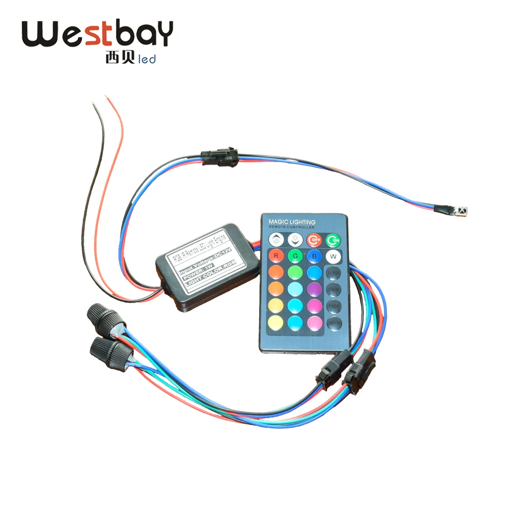 Westbay светодиодный светильник из оптического волокна, регулируемый светильник ness 2 Вт, RGB оптический волоконный светильник, двигатель для украшения автомобиля, Рождество