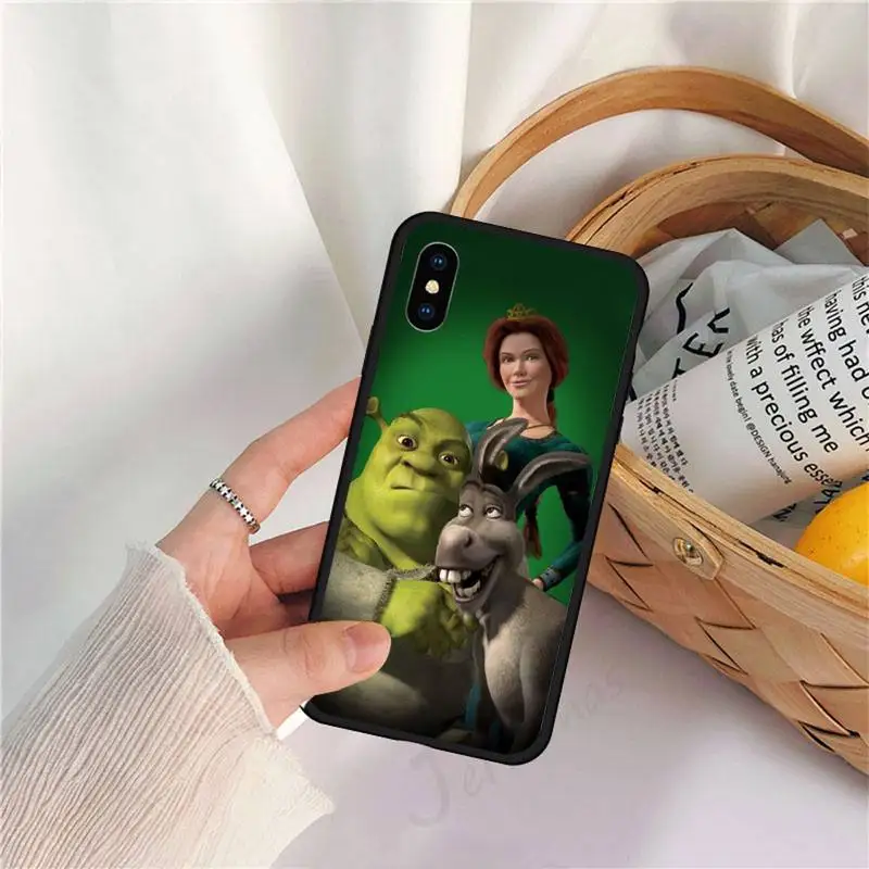 

Cartoon Moive Shrek alien Phone Case for iPhone 11 12 pro XS MAX 8 7 6 6S Plus X 5S SE 2020 XR