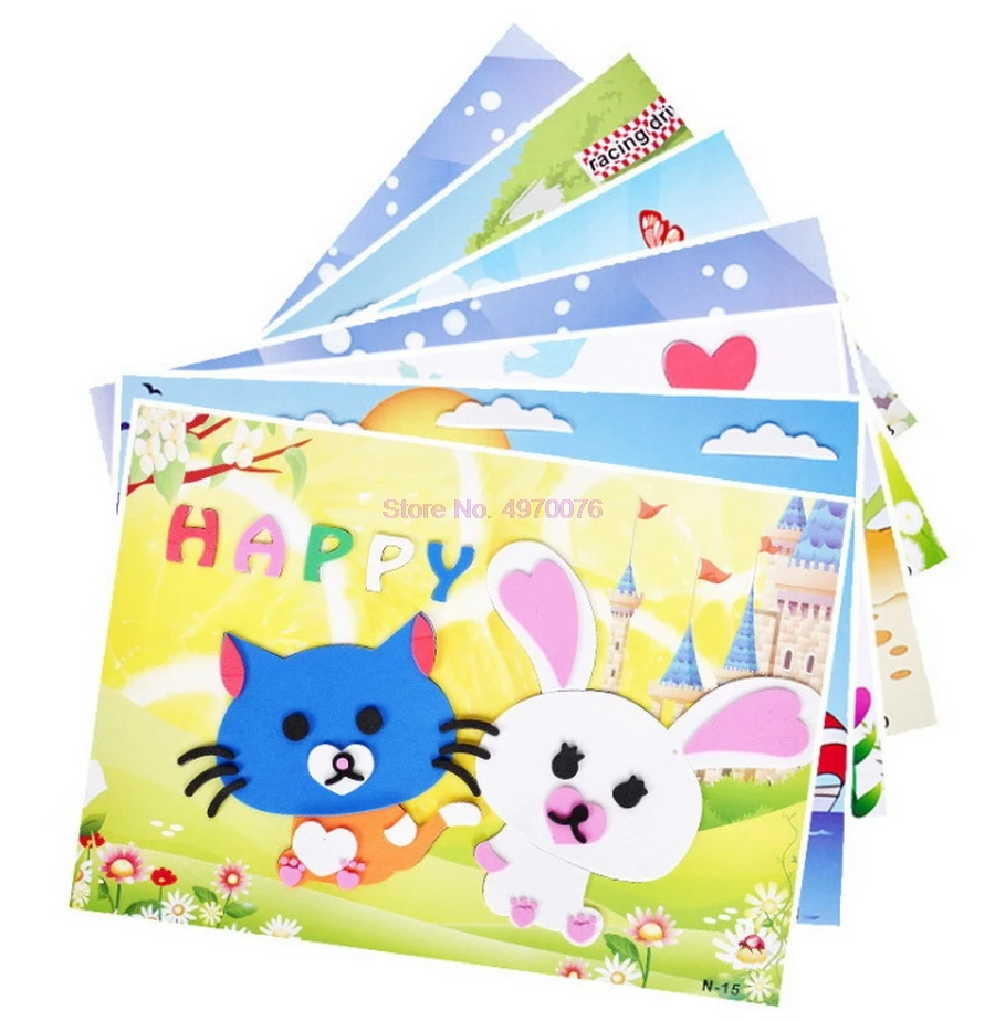 3D наклейка-пазл из вспененного этилвинилацетата 500 шт. | Игрушки и хобби