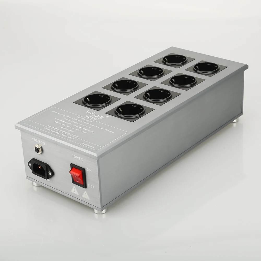 Розетка Schuko VE80 HiFi для фильтра электропитания 8 комплектов|schuko socket|bada lb-5600power filter |