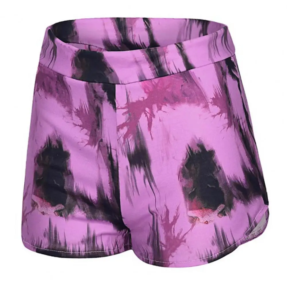 

Tie Dye Yoga Shorts Tummy Control Sexy High Waist Butt Lifting Women Shorts Activewear