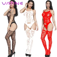 vatine temptation hosiery transparent sexy embroidered pantyhose hollow costumes open crotch tight pantyhose exotic apparel