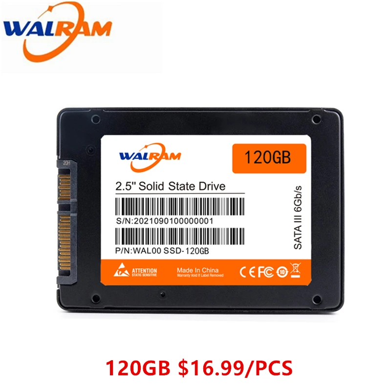 Внутренний твердотельный накопитель WALRAM ssd 1 ТБ, 240 ГБ, 2,5 ГБ, 120 ГБ, 480 ГБ, 500 Гб, 128 ГБ