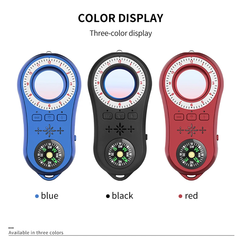 

Camera Detector Camera Finder Vibration Alarm Mini Travel Shock Sensor Anti - Spy Detector Wireless Camera Lens Hidden Devices.