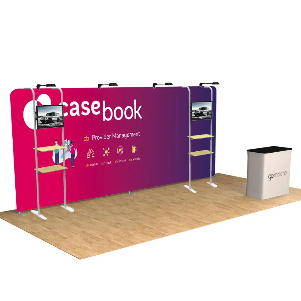 Shelves Trade Show Displays Booth