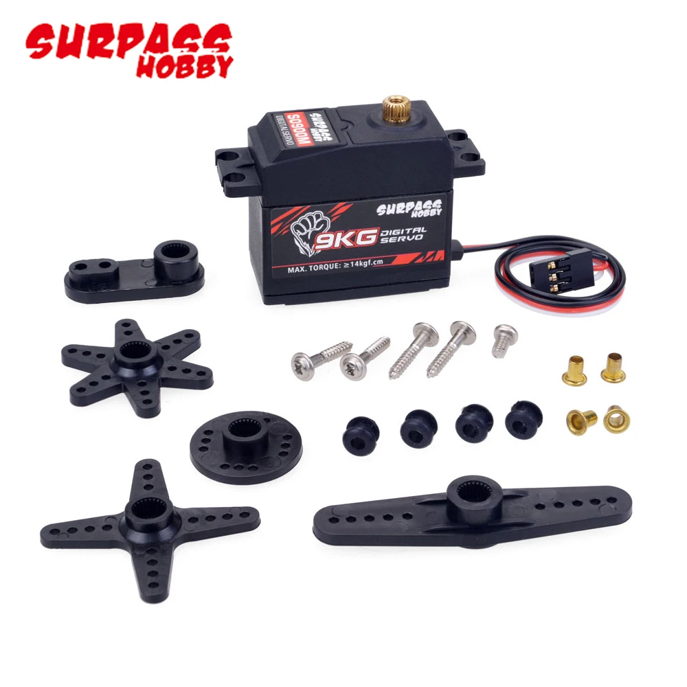 Сервопривод для радиоуправляемого автомобиля, хобби, S0900M, 9 кг, металлическая шестерня, сервопривод, цифровой сервопривод для 1/10 1/8 радиоуправляемых моделей автомобилей, самолетов, лодок, умных роботов, радиоуправляемых моделей