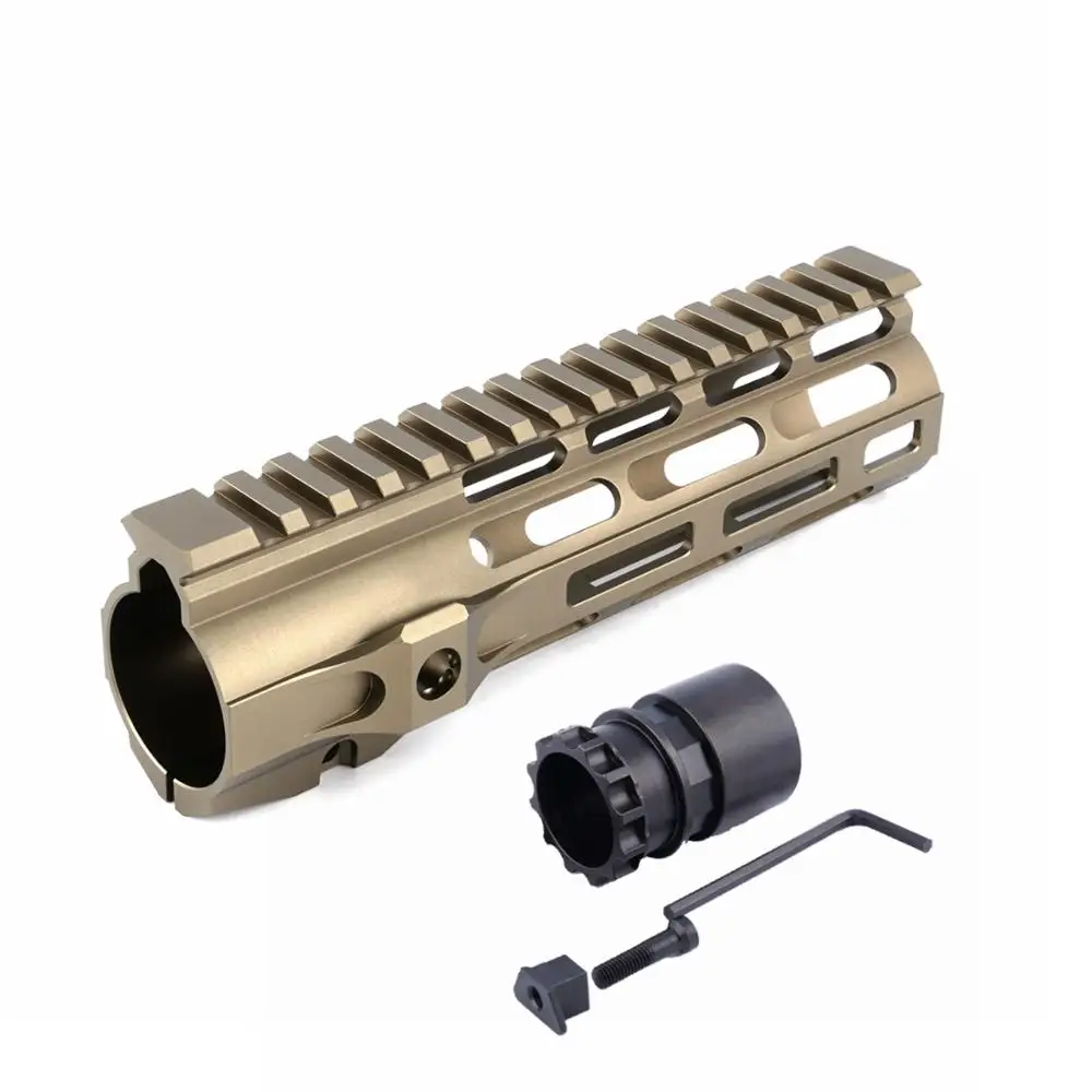 MLOK handguards free float rail ar15 handguard mlok 7 &quotцветной противоскользящий дизайн тактические
