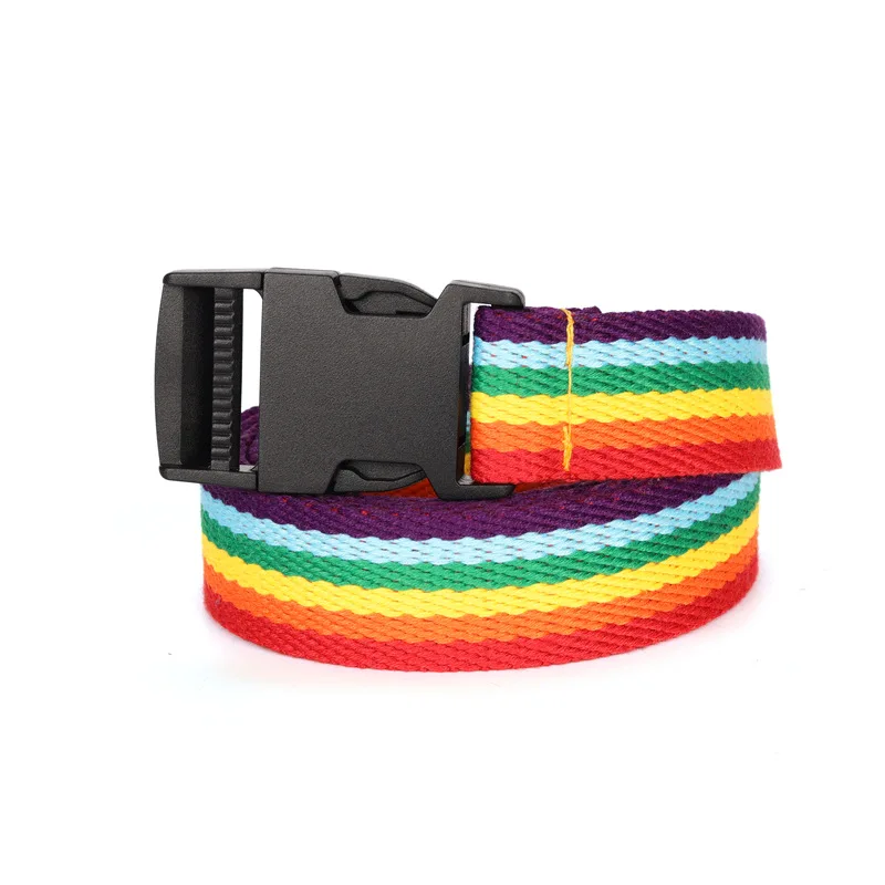 Хит продаж новый модный Радужный изысканный пояс для женщин женские красивые холсты тонкий обтягивающий