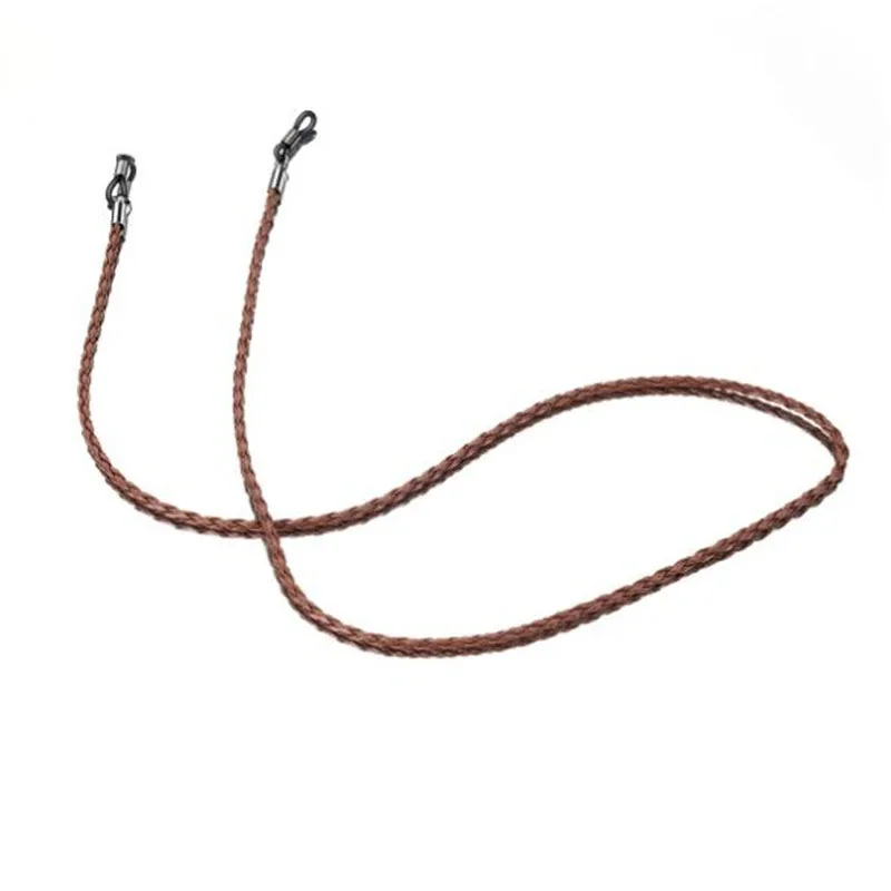 Colorful Leather Glasses Neck Strap String Rope Band 4 Colors 1Pcs New Eyeglass Cord Adjustable End Holder | Аксессуары для одежды